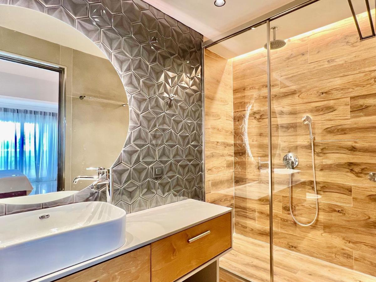 Luxury Villa Barbati Sun With Private Pool By Dadovillas Екстериор снимка